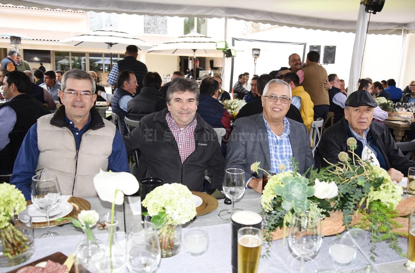 Jorge Dueñes Zurita, Antonio González Dueñes, Alberto Dueñes Sirgo y Luis Dueñes Sirgo