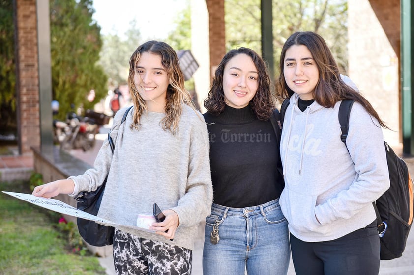 Ana Sofía, Daniela y Andrea.