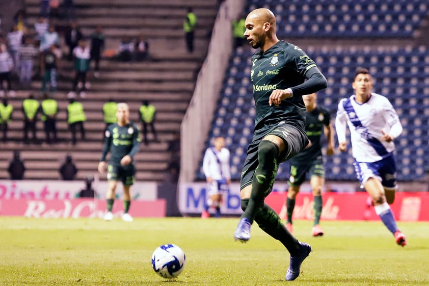 Los Guerreros de Santos Laguna empataron 2-2 ante Puebla en un partido desafortunado para los laguneros