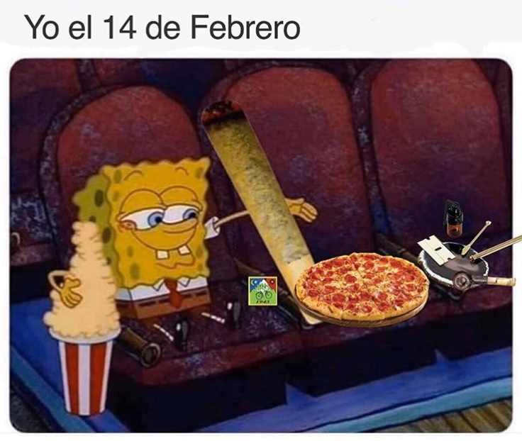 Celebran el 14 de febrero con memes en la red 