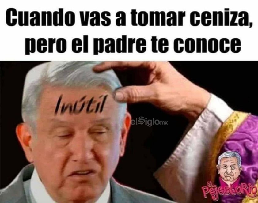 Comparten la celebración del Miércoles de Ceniza con memes en la red 