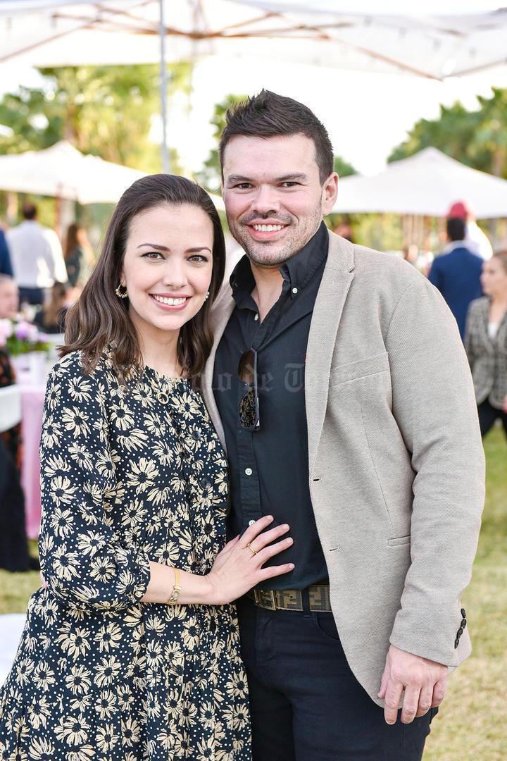 Stephy Habib y Miguel Davila.