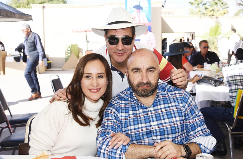 Eduardo Sánchez, Angel Fernandez y Mónica Colles