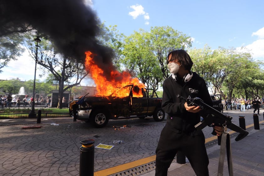 Protestan por homicidio de Giovanni López en Jalisco