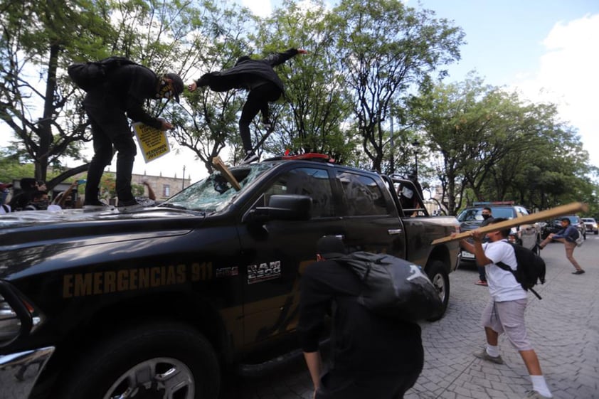 Protestan por homicidio de Giovanni López en Jalisco