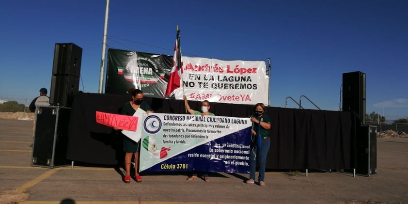 Ciudadanos protestan en diversos puntos de México en contra de AMLO