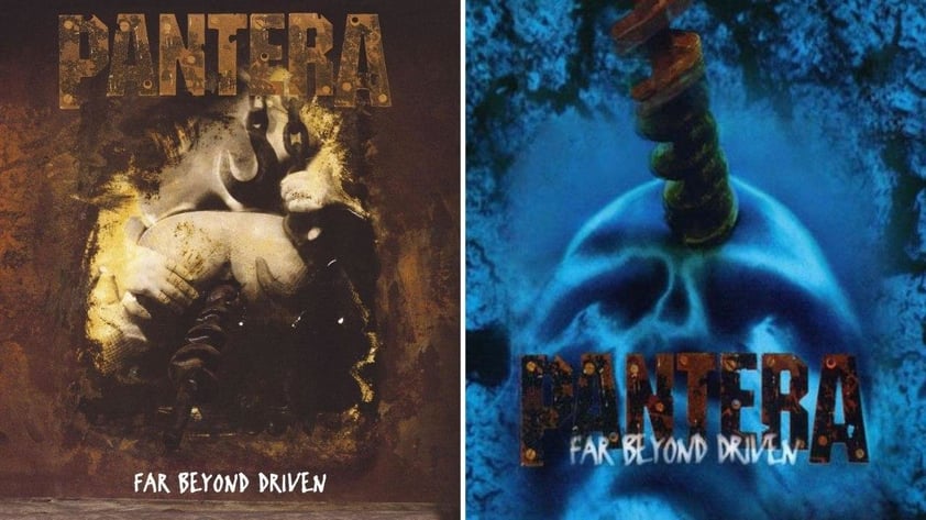 FAR BEYOND DRIVEN: En 1994 el grupo Pantera editó el disco con una imagen que mostraba un ano siendo perforado. Tras la controversia se cambió a un cráneo perforado.