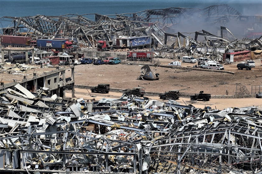 Líbano enfrenta consecuencias de devastadora explosión en puerto de Beirut