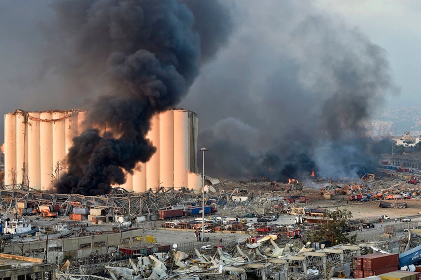 Líbano enfrenta consecuencias de devastadora explosión en puerto de Beirut