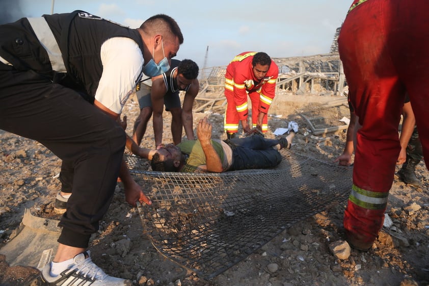 Líbano enfrenta consecuencias de devastadora explosión en puerto de Beirut