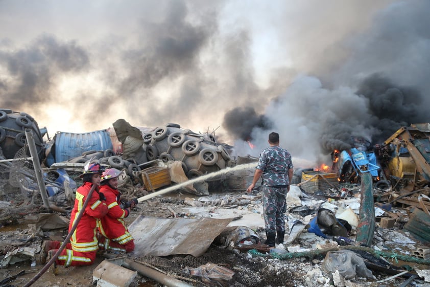 Líbano enfrenta consecuencias de devastadora explosión en puerto de Beirut