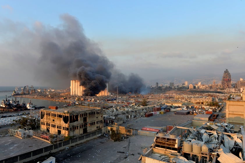 Líbano enfrenta consecuencias de devastadora explosión en puerto de Beirut