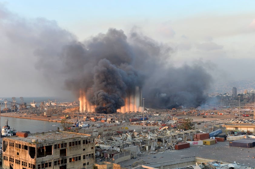 Líbano enfrenta consecuencias de devastadora explosión en puerto de Beirut