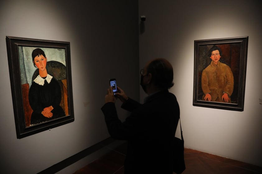 'Cuando ves los cuadros de Modigliani ves las influencias del arte italiano; por una parte va a tratar de sintetizar el arte italiano, no hay que olvidar que el Renacimiento italiano era una corriente que era una referencia al arte griego y a la naturaleza, y no es naturalismo, es un retorno a la naturaleza, y es lo mismo en el caso del primitivismo. Hay un círculo que se cierra en ese momento, de inicios del siglo XX , de estas referencia entre Renacimiento italiano y el primitivismo', dijo el curador.