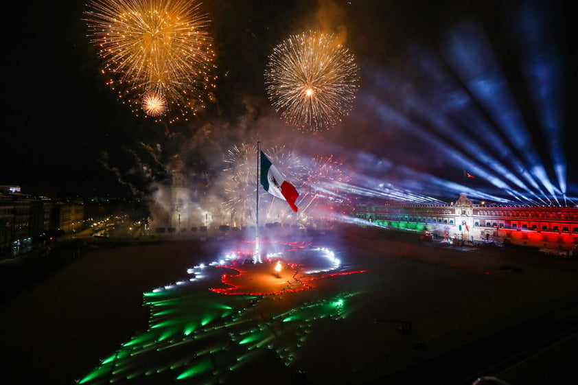 En plena pandemia, encabeza López Obrador Grito de Independencia desde Palacio Nacional