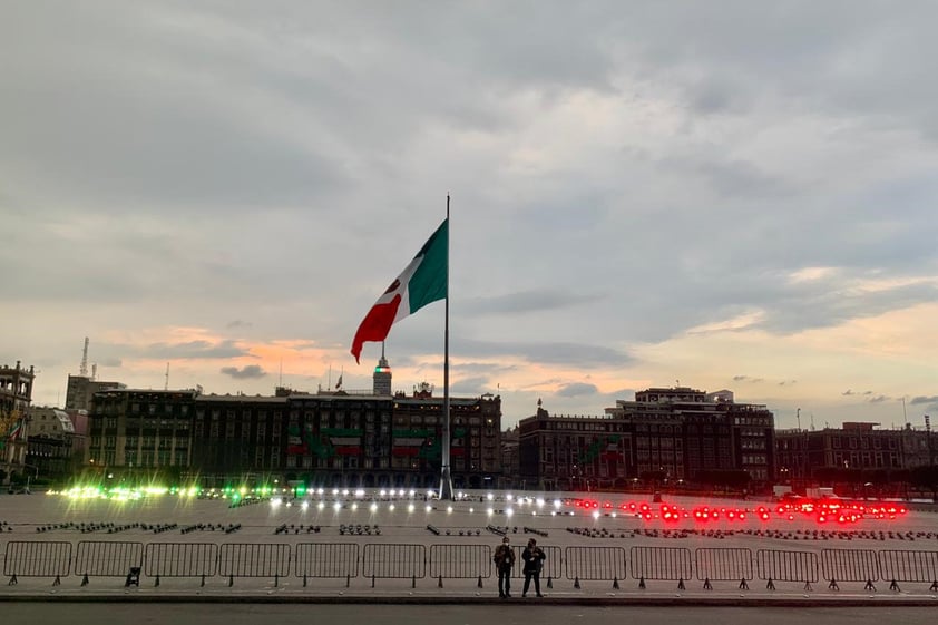 En plena pandemia, encabeza López Obrador Grito de Independencia desde Palacio Nacional