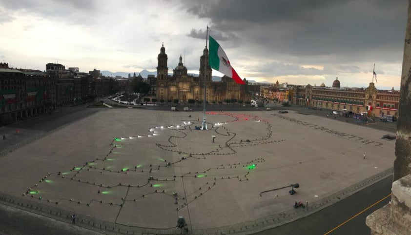 En plena pandemia, encabeza López Obrador Grito de Independencia desde Palacio Nacional