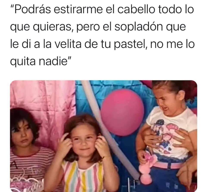 VIRAL: La niña del cumpleaños arrasa con memes en la red