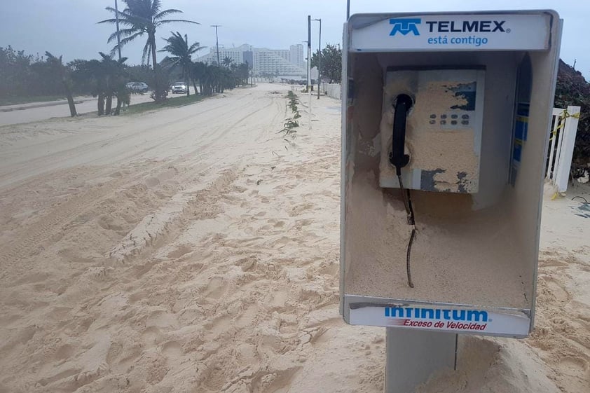 Resiente Caribe mexicano paso del huracán 'Zeta'