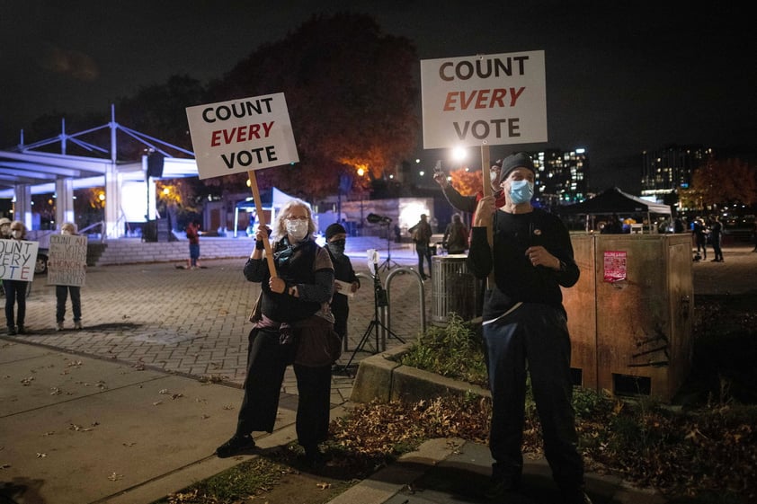 Estados Unidos registra protestas tras elección presidencial entre Biden y Trump