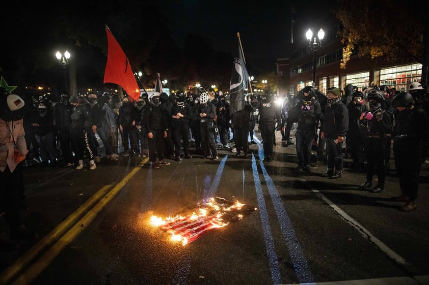 Estados Unidos registra protestas tras elección presidencial entre Biden y Trump