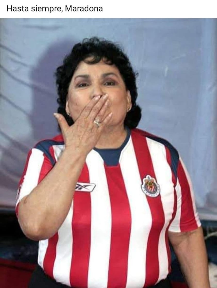 Despiden a Diego Armando Maradona con memes en redes sociales