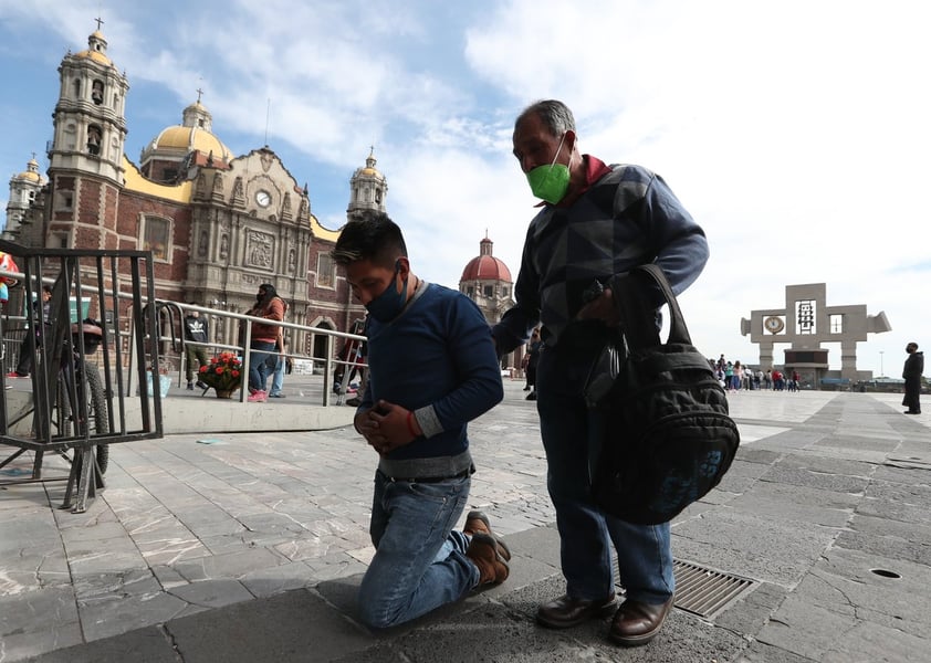 Basílica de Guadalupe reúne filas de feligreses previo a cierre del templo