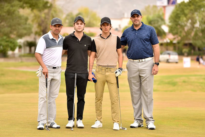 Francisco López, Ricky Rebollar, Arturo Gilio y Elías Murra