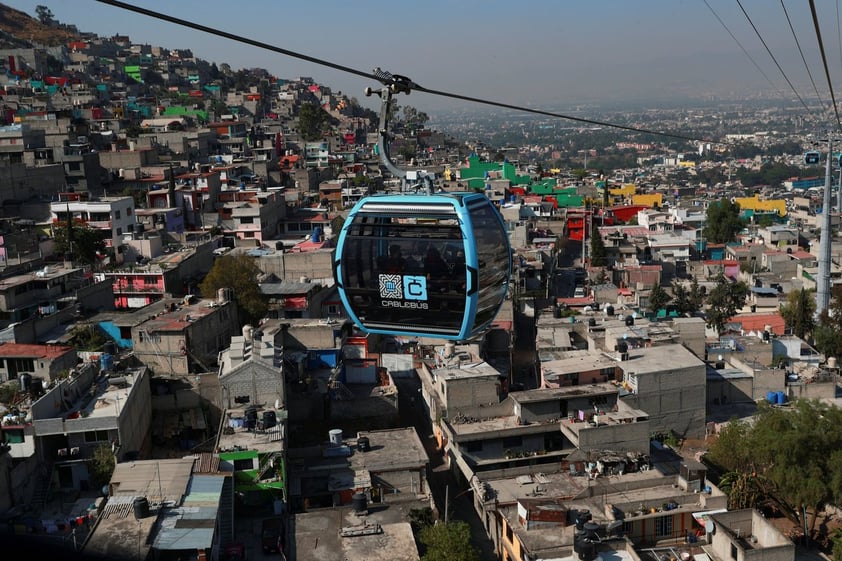 Abren en CDMX primer teleférico para mejorar movilidad en zonas altas