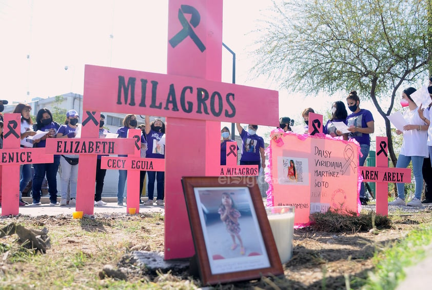 Protestan madres en Torreón; acusan impunidad en feminicidios