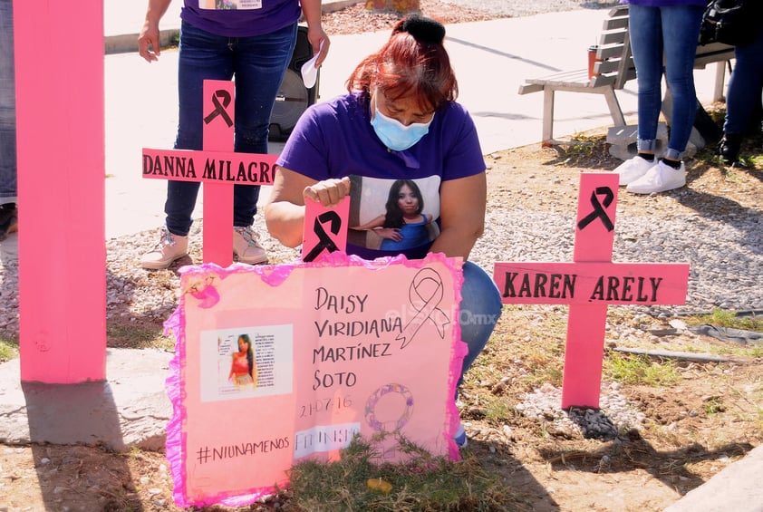 Protestan madres en Torreón; acusan impunidad en feminicidios