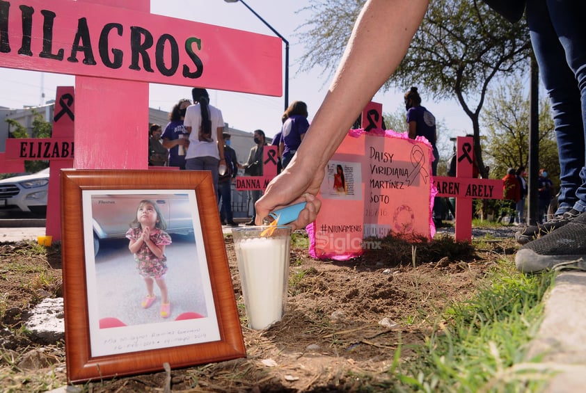 Protestan madres en Torreón; acusan impunidad en feminicidios