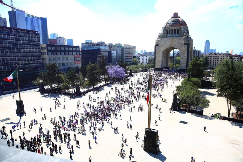 Mujeres toman las calles de CDMX ante el #8M2021