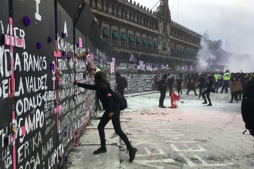 Mujeres toman las calles de CDMX ante el #8M2021