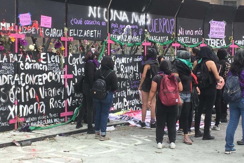 Mujeres toman las calles de CDMX ante el #8M2021