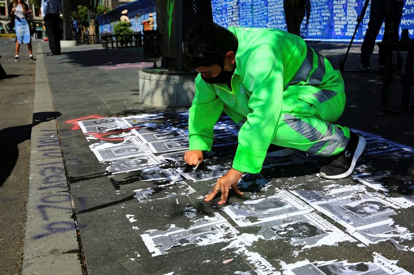 Centro de la CDMX despierta con leves daños tras marcha del 8M