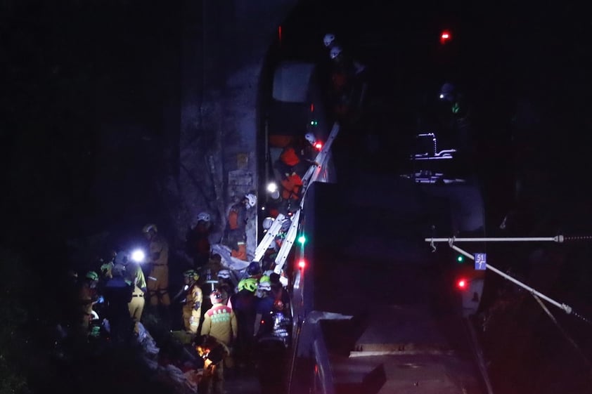 Un accidente de tren en Taiwán deja al menos 51 muertos