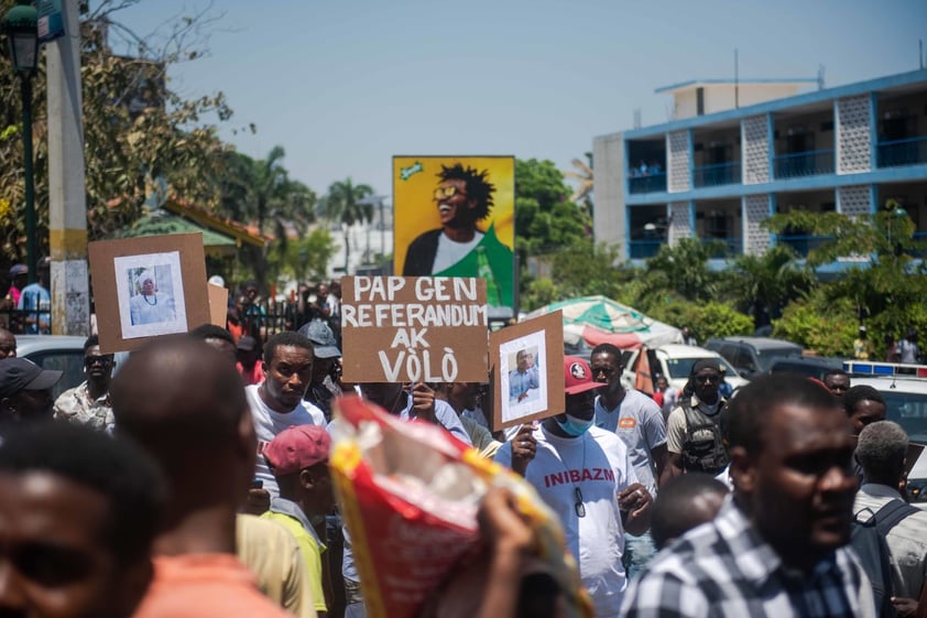 Protestan contra secuestros en Haití