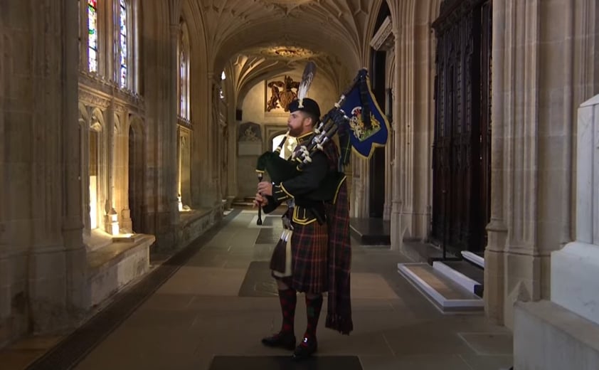 Funeral por el duque de Edimburgo en la capilla de San Jorge