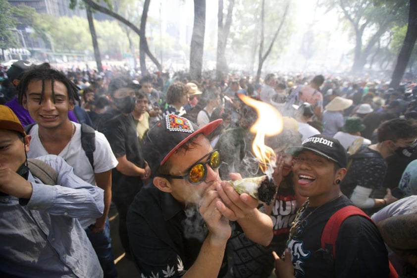 Celebran día de marihuana en México con demandas por regularización