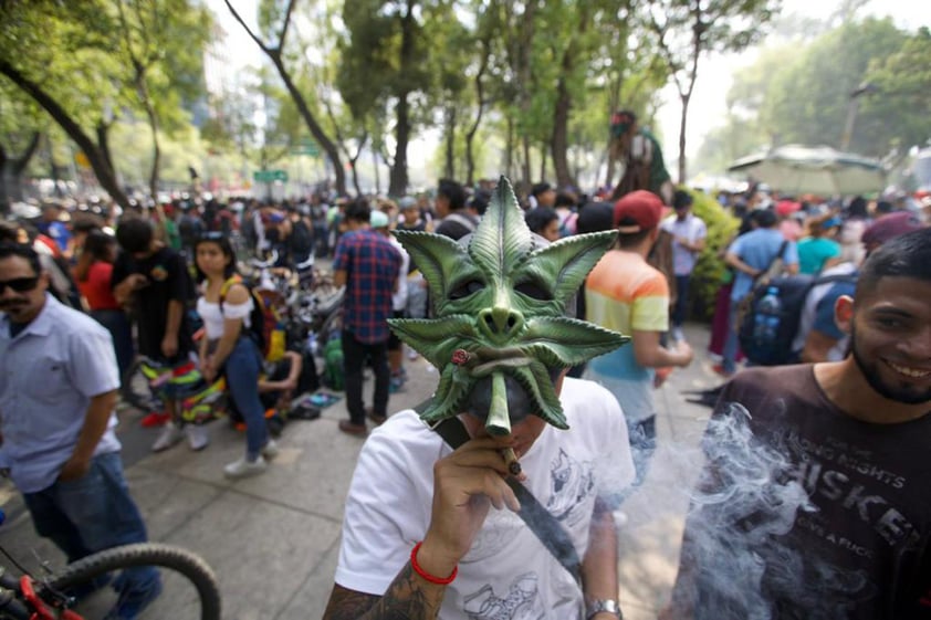 Celebran día de marihuana en México con demandas por regularización