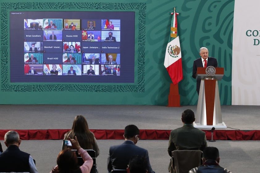 La cumbre sobre el clima en la que participó el presidente de México es organizada por el presidente estadounidense Joe Biden