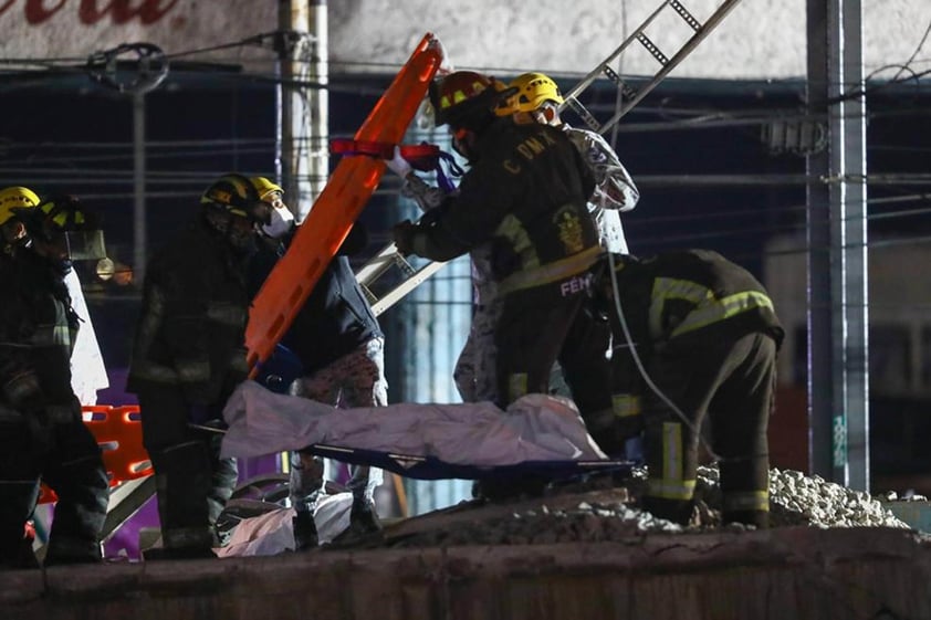 Colapsa Línea 12 del Metro en CDMX