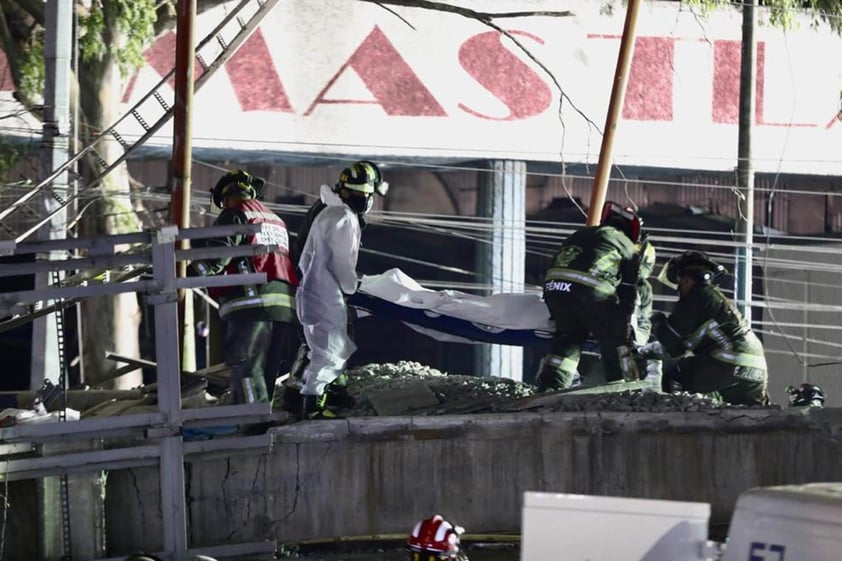 Colapsa Línea 12 del Metro en CDMX