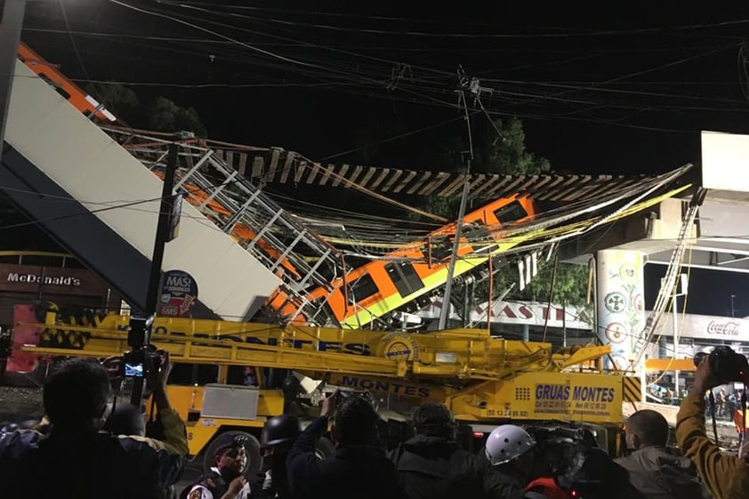 Colapsa Línea 12 del Metro en CDMX