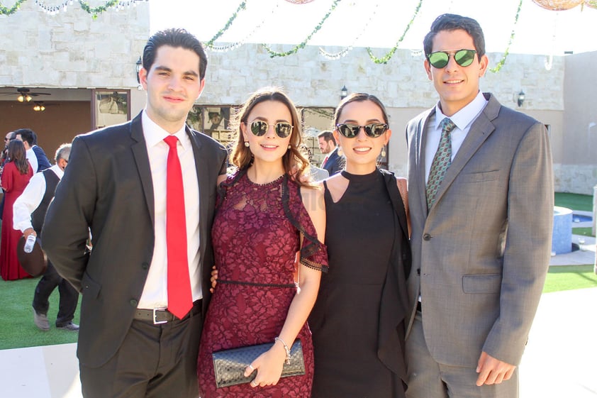 Bernardo Villarreal, Marlen Juan Marcos, Daniela Elosegui y Fernando Juan Marcos.