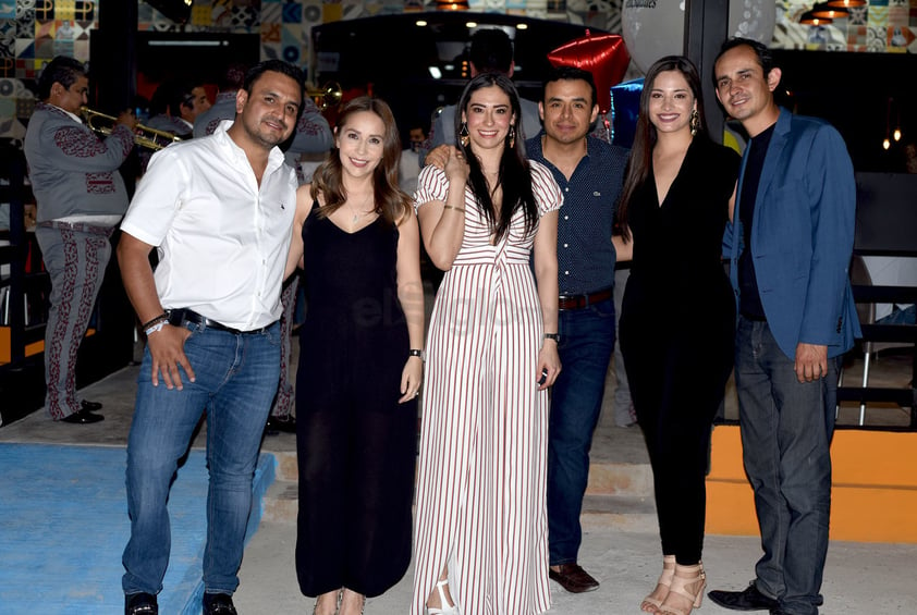 Jorge Mata, Claudia González de Mata, Claudia y Gerardo del Castillo, Estefania de Gómez y Carlos Gómez.