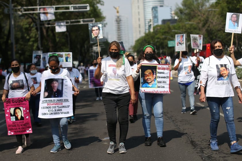 'Ya no hay 10 de mayo', claman en CDMX madres de desaparecidos