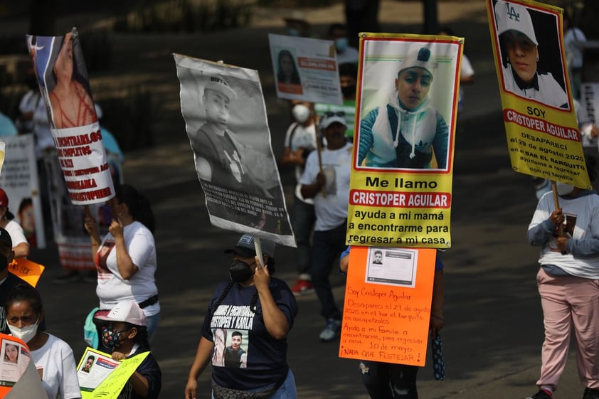 'Ya no hay 10 de mayo', claman en CDMX madres de desaparecidos