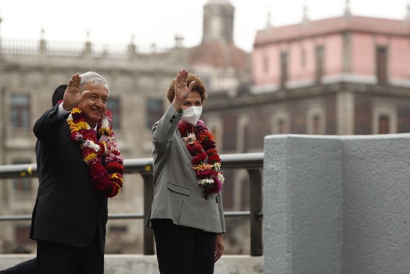 AMLO y  Rousseff reivindican el legado de la gran Tenochtitlan